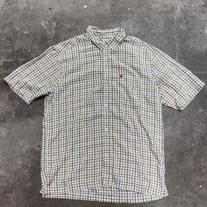 Vintage Quiksilver Men's Plaid Short Sleeve Button Down Shirt medium